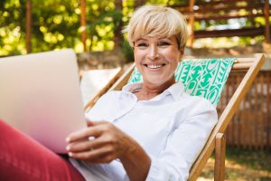 woman with healthy gums and smile